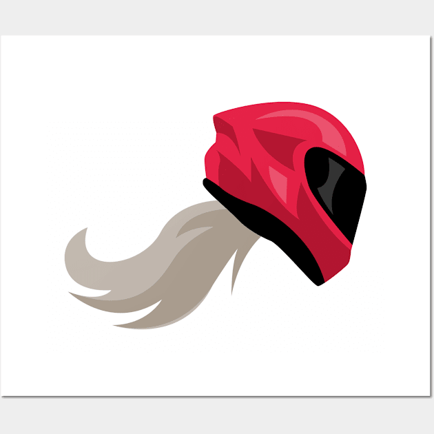 Helmet Woman Wall Art by Irkhamsterstock